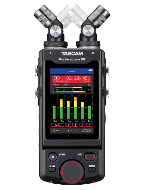 Tascam PortaCapture X8 portabel multitrack recorder
