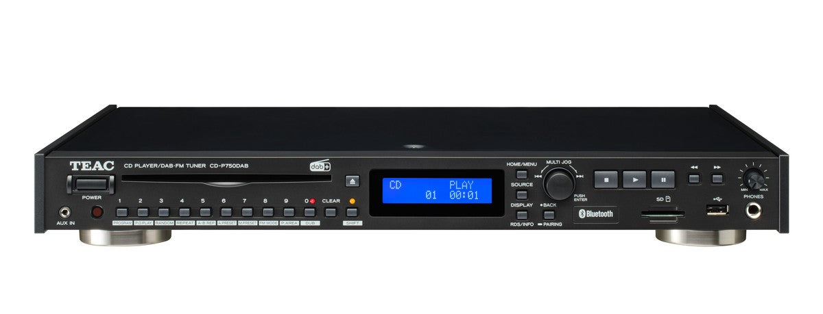 TEAC CD-P750DAB CD-spelare med DAB+ & FM