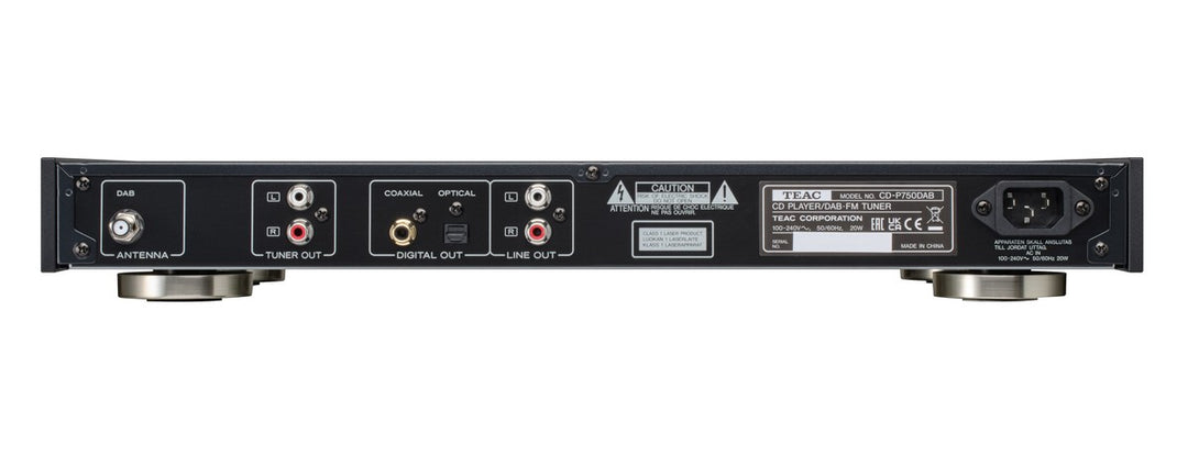 TEAC CD-P750DAB CD-spelare med DAB+ & FM