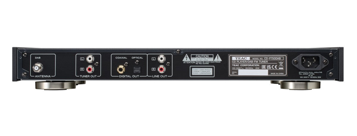TEAC CD-P750DAB CD-spelare med DAB+ & FM