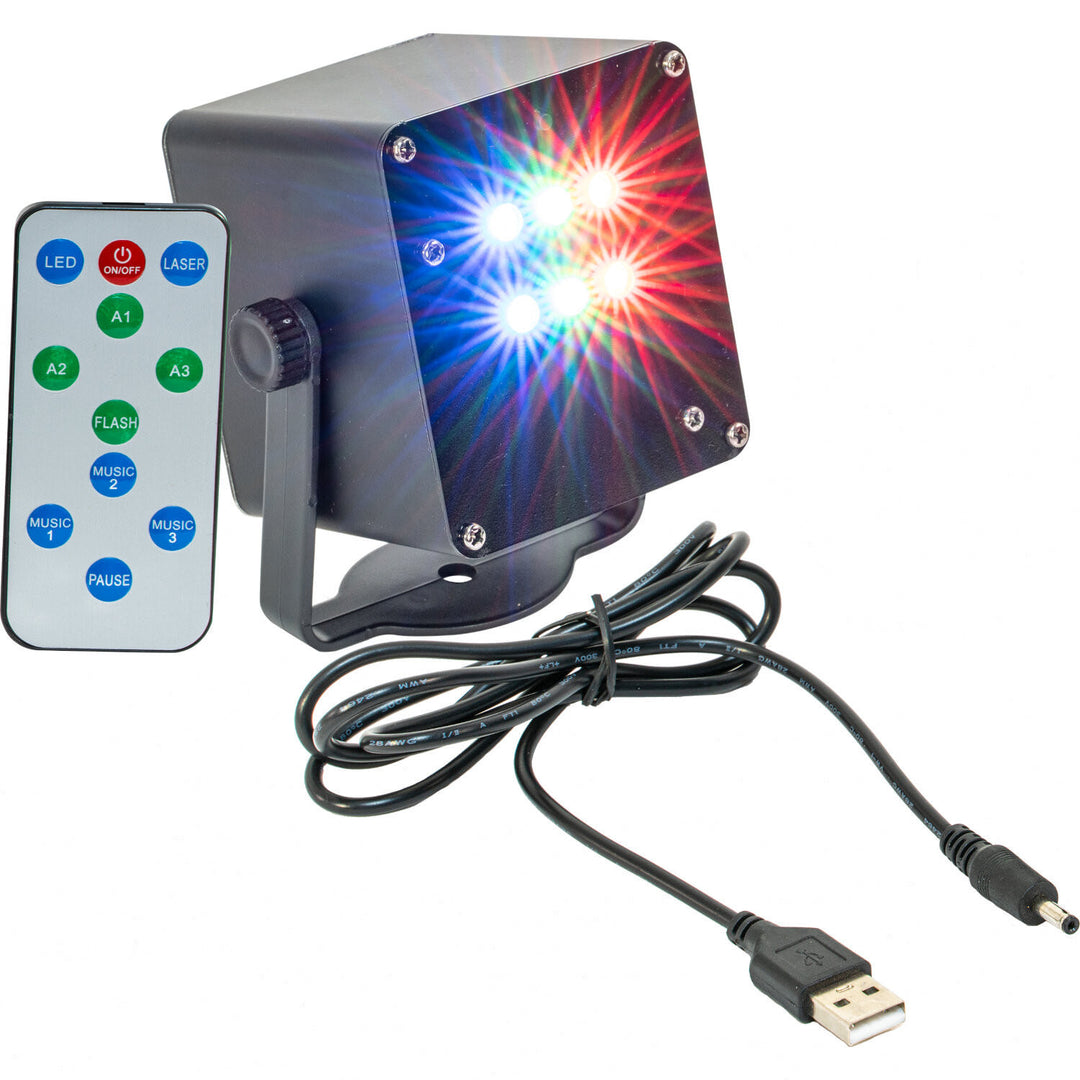 TinyLED Batterilampa med Strobeeffekt