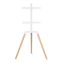 TV golvstativ (vit, bok, 50-65")