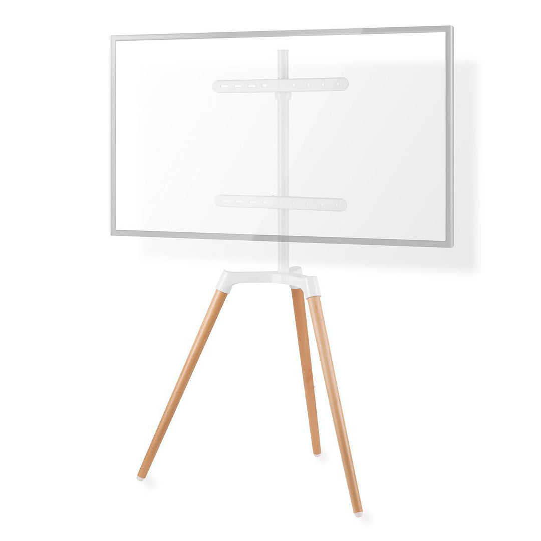 TV golvstativ (vit, bok, 50-65")