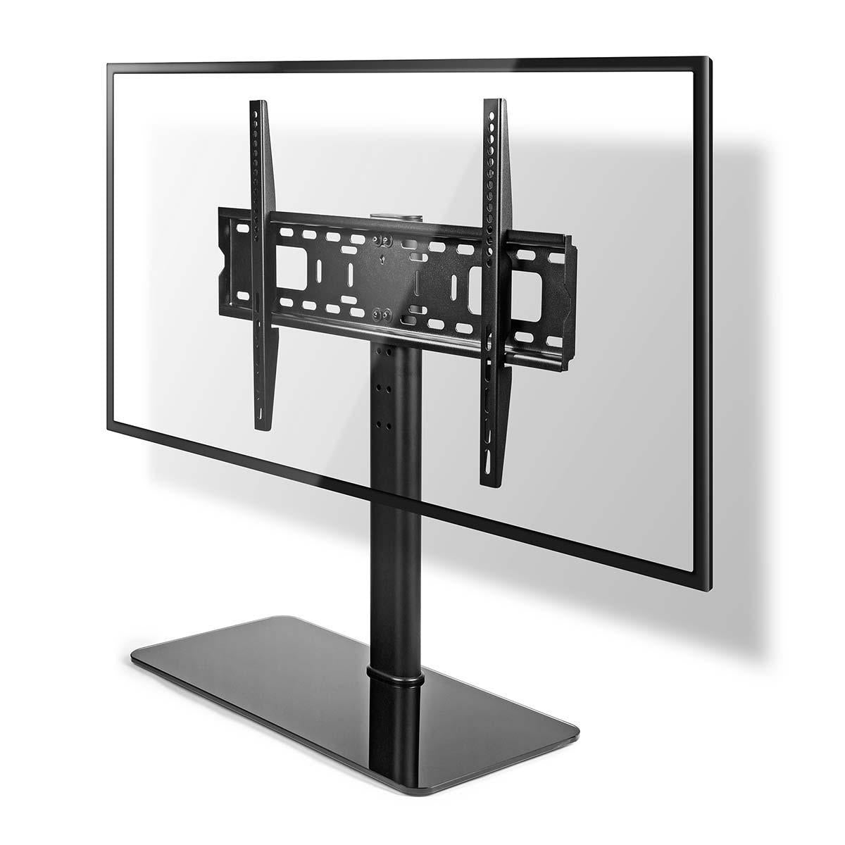 Fast TV bänk med 4 höjdlägen (32-65", 45 kg)