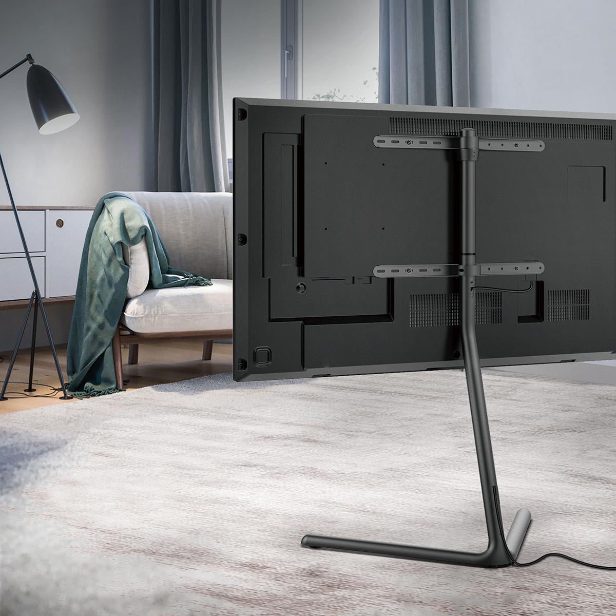 TV golvstativ (svart, 49-70")