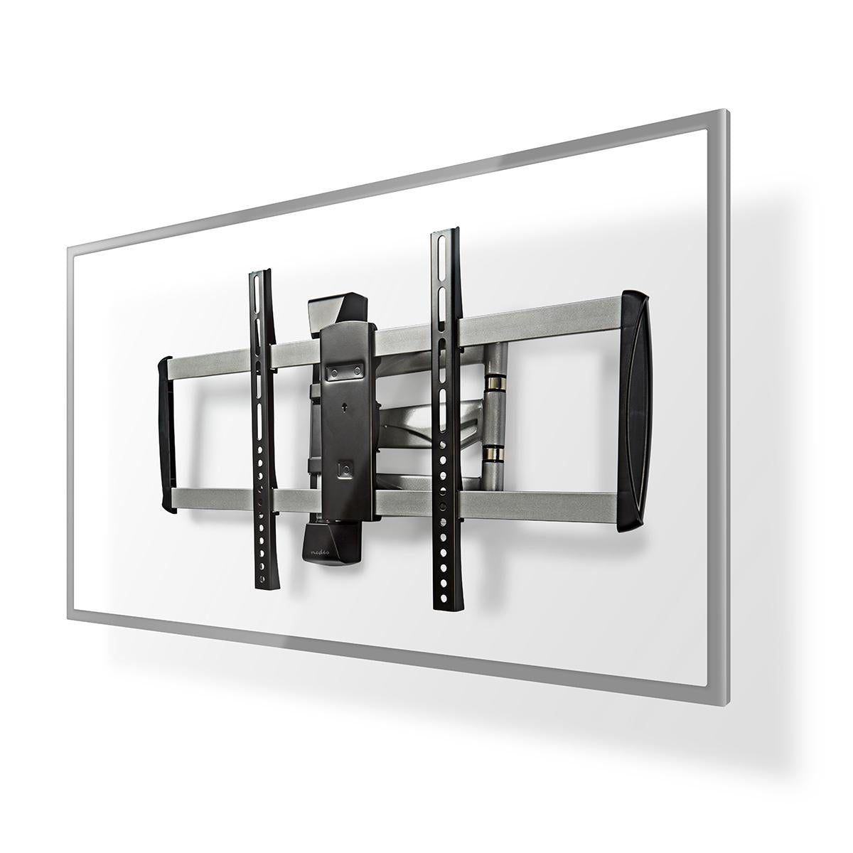 TV fäste helt rörligt (svart, silver, 42-70", 35 kg)