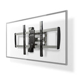 TV fäste helt rörligt (svart, silver, 42-70", 35 kg)
