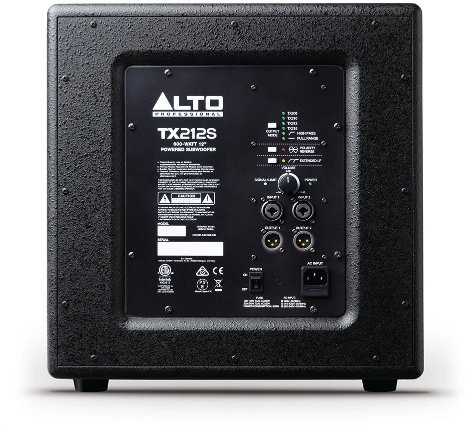 Alto TX212S aktiv subwoofer