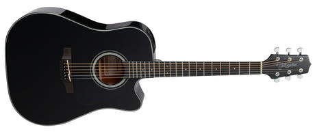 Takamine GD30CE-BLK västerländsk gitarr (svart)