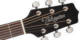 Takamine GD30CE-BLK västerländsk gitarr (svart)