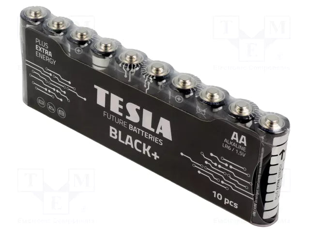 Tesla Black+ AA Batterier (10 st)