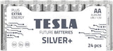 Tesla Silver+ AA Alkaliska Batterier (48 st)