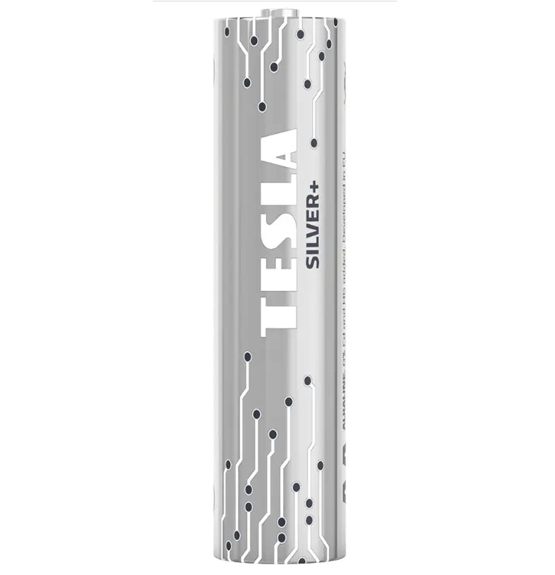 Tesla Silver+ AAA Alkaliska Batterier (24 st)