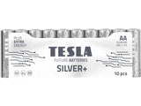 Tesla Silver+ AA Alkaliska Batterier (10 st)