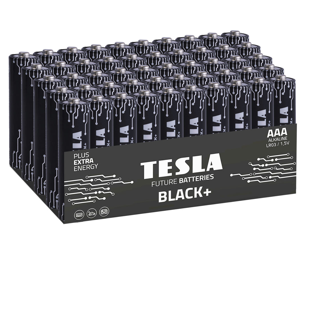 Tesla Black+ AAA Batterier (50 st)