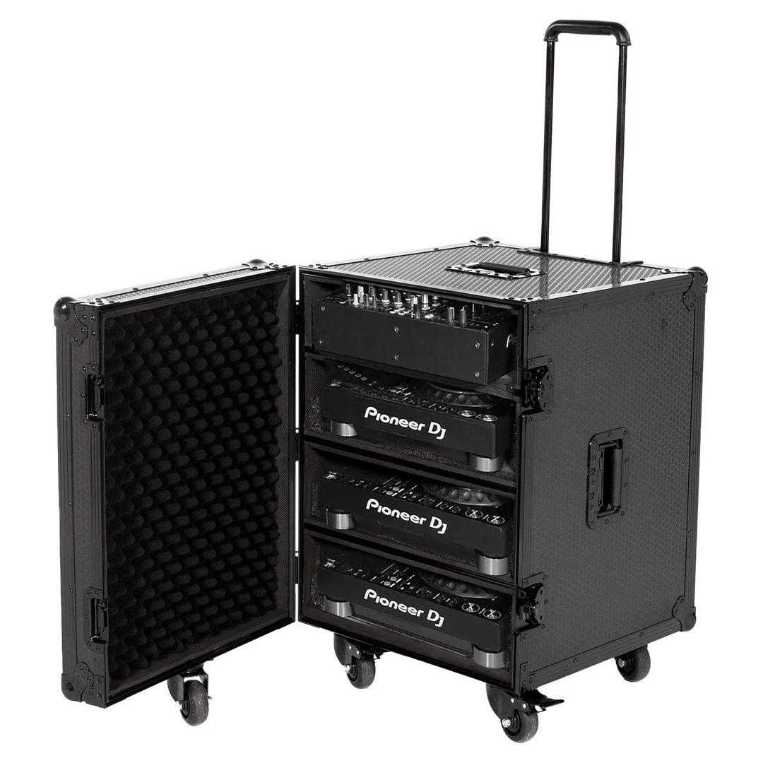 UDG Ultimate Flight case 4 CDJ/MIXER Svart Plus (T&SW)