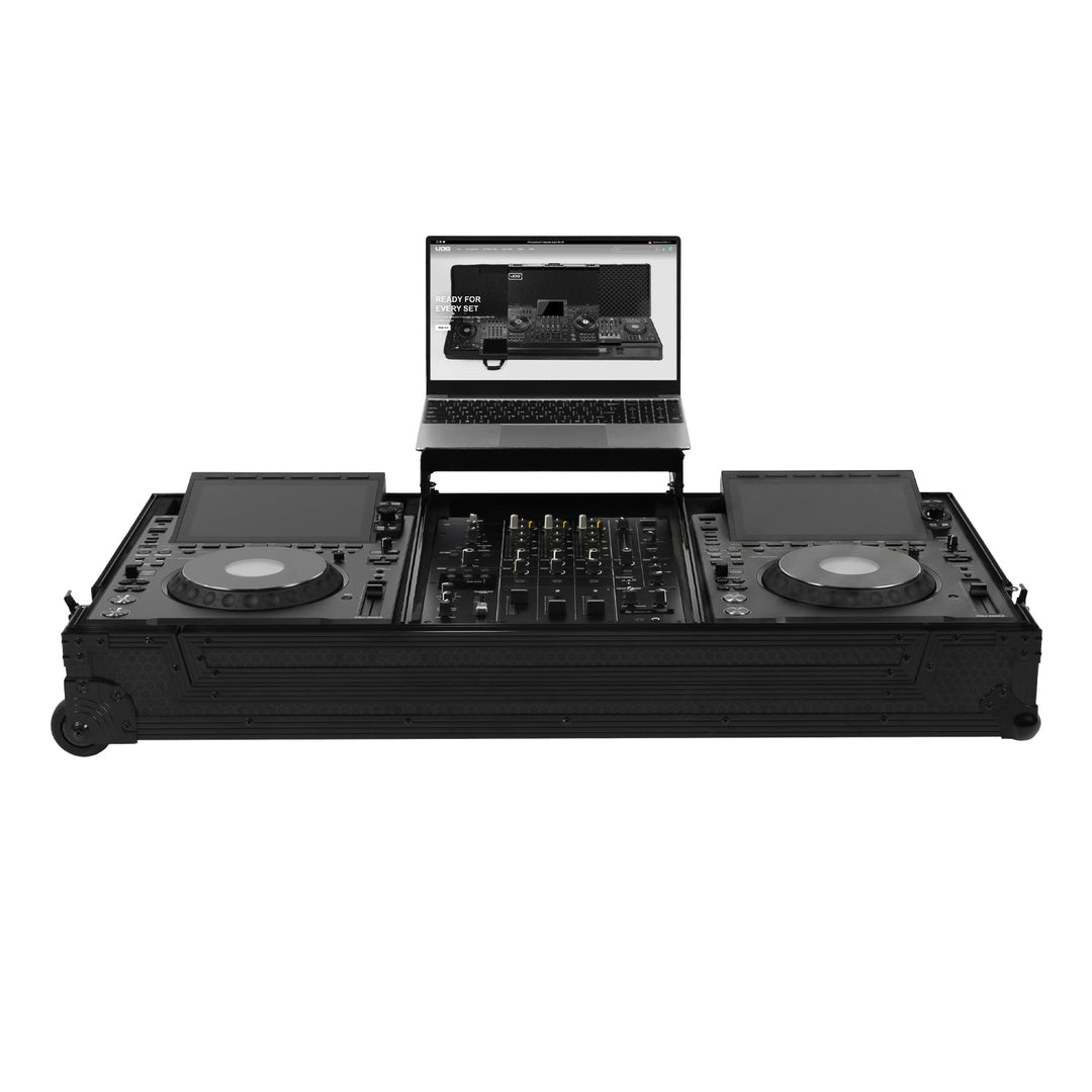 UDG Ultimate Flight Case Set AlphaTheta CDJ-3000X/DJM-V5 Svart