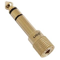 UDG Ultimate Headphone Jack Adapter Plug 3.5mm (1/8”) till 6.35mm (1/4”)