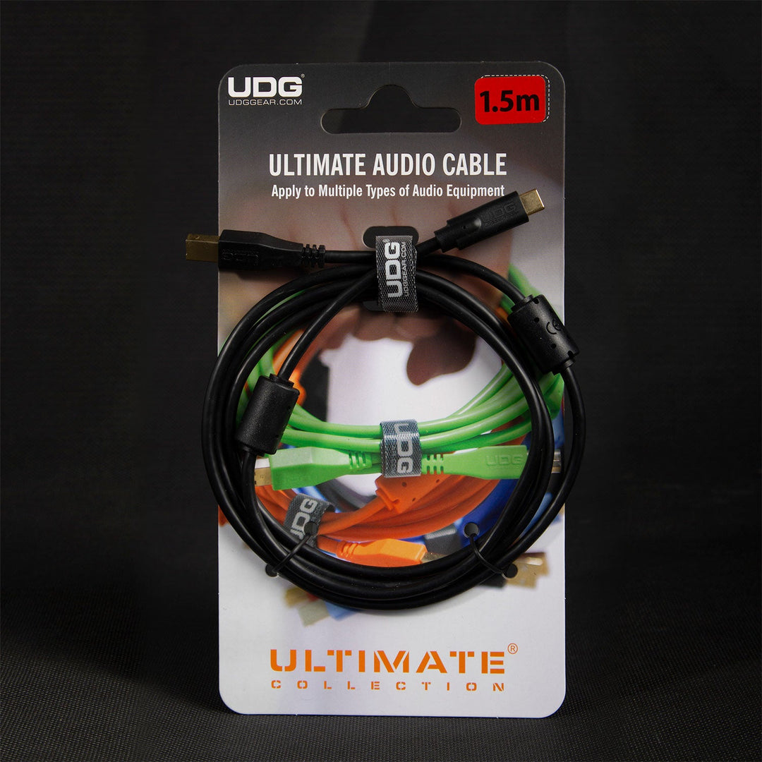 UDG Ultimate audio Kabel USB 2.0 C-B Svart Rak 1,5m