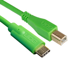 UDG Ultimate audio Kabel USB 2.0 C-B Grön Rak 1,5m