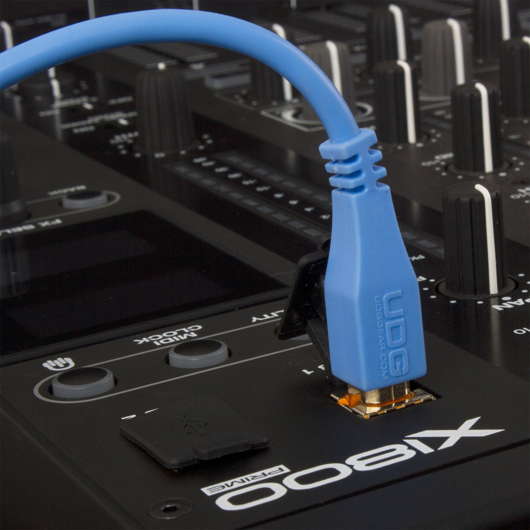 UDG Ultimate audio Kabel USB 2.0 C-B Blå Rak 1,5m