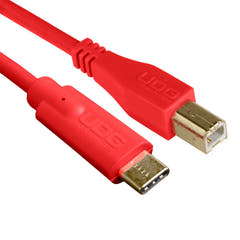 UDG Ultimate audio Kabel USB 2.0 C-B Röd Rak 1,5m