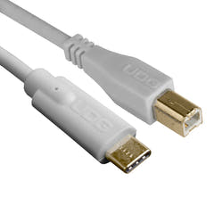 UDG Ultimate audio Kabel USB 2.0 C-B Vit Rak 1,5m