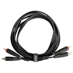 UDG Ultimate audio Kabel set RCA - RCA Svart Rak 3m