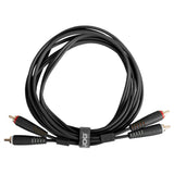 UDG Ultimate audio Kabel set RCA - RCA Svart Rak 1,5m