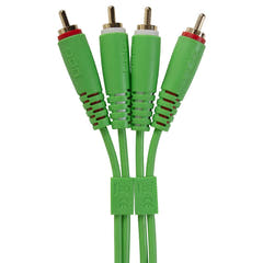 UDG Ultimate audio Kabel set RCA - RCA Grön Rak 1,5m