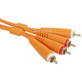 UDG Ultimate audio Kabel set RCA - RCA Orange Rak 1,5m