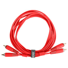 UDG Ultimate audio Kabel set RCA - RCA Röd Rak 1,5m