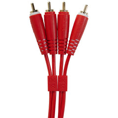 UDG Ultimate audio Kabel set RCA - RCA Röd Rak 3m