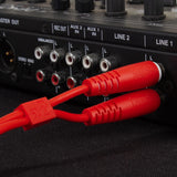 UDG Ultimate audio Kabel set RCA - RCA Röd Rak 3m