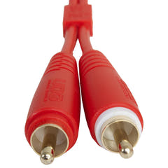 UDG Ultimate audio Kabel set RCA - RCA Röd Rak 1,5m