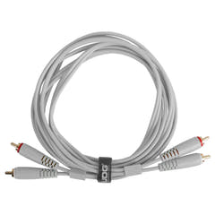 UDG Ultimate audio Kabel set RCA - RCA Vit Rak 3m