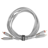 UDG Ultimate audio Kabel set RCA - RCA Vit Rak 1,5m