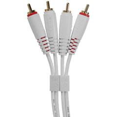 UDG Ultimate audio Kabel set RCA - RCA Vit Rak 3m