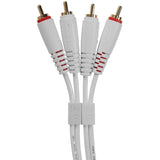UDG Ultimate audio Kabel set RCA - RCA Vit Rak 1,5m