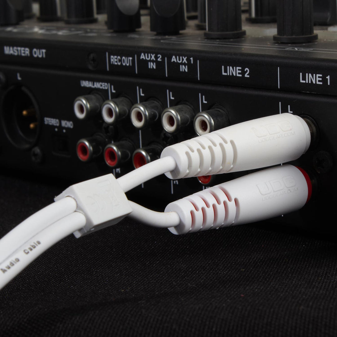 UDG Ultimate audio Kabel set RCA - RCA Vit Rak 3m