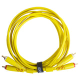 UDG Ultimate audio Kabel set RCA - RCA Gul Rak 3m