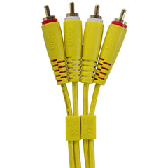 UDG Ultimate audio Kabel set RCA - RCA Gul Rak 1,5m