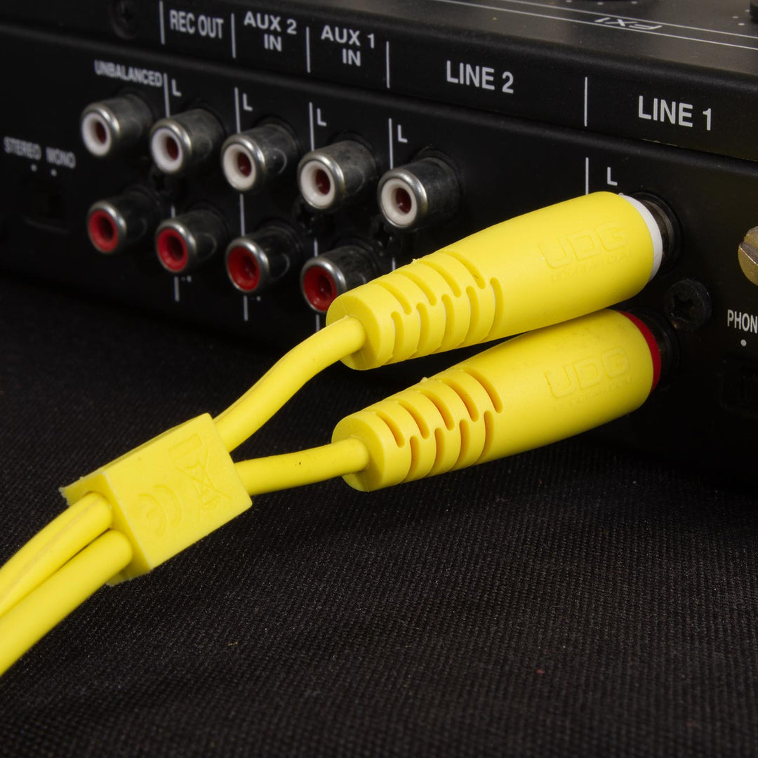 UDG Ultimate audio Kabel set RCA - RCA Gul Rak 1,5m