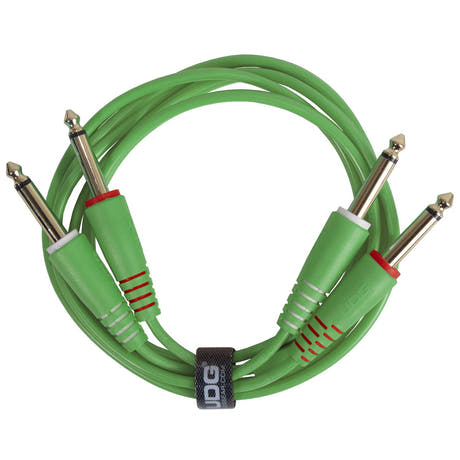 UDG Ultimate Audio Cable Set 1/4'' Jack-1/4'' Jack Grön Rak 1,5m
