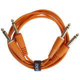 UDG Ultimate Audio Cable Set 1/4'' Jack-1/4'' Jack Orange Rak 1,5m