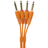 UDG Ultimate Audio Cable Set 1/4'' Jack-1/4'' Jack Orange Rak 1,5m
