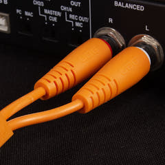 UDG Ultimate Audio Cable Set 1/4'' Jack-1/4'' Jack Orange Rak 3m