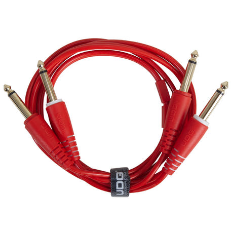 UDG Ultimate Audio Cable Set 1/4'' Jack-1/4'' Jack Röd Rak 3m