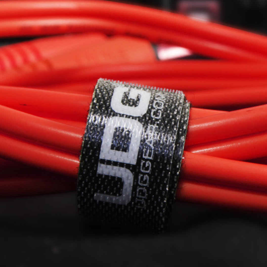 UDG Ultimate Audio Cable Set 1/4'' Jack-1/4'' Jack Röd Rak 3m
