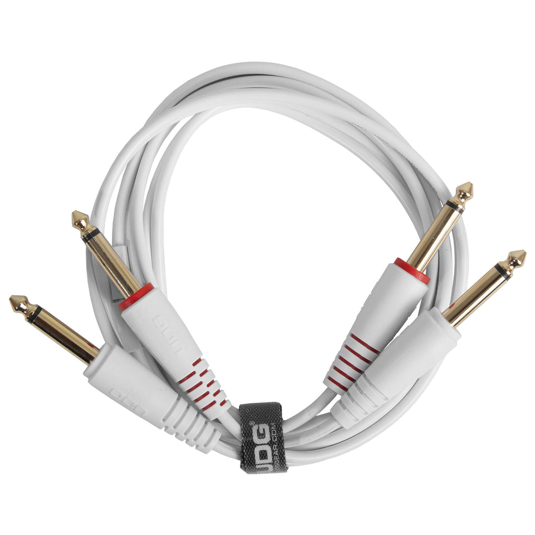 UDG Ultimate Audio Cable Set 1/4'' Jack-1/4'' Jack Vit Rak 3m